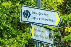 Follow the Great Glen Way signs