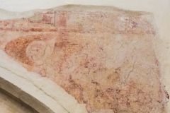 The south side of the Saxon wall painting