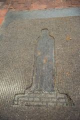 1437 brass to Abbess Mary Gore of Amesbury