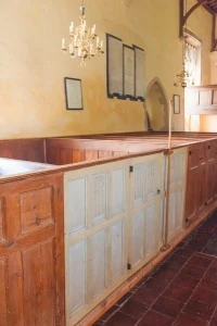 Box pews in the nave