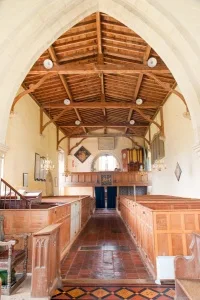 Looking west down the nave