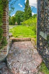 Stylish garden steps