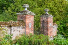 The walled garden entrance