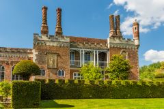 The Strawberry Hill Gothic rear facade
