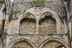 The west end of the abbey church