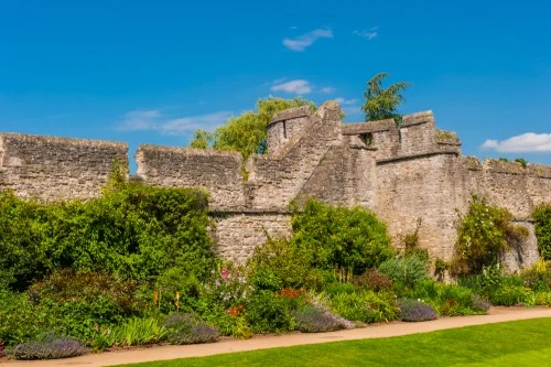 The medieval city wall, New College gardens