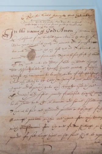 The executor's copy of Shakespeare's will, 1616