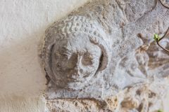 Carved head in the Lady Chapel