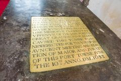 Richard Stuppeny memorial brass