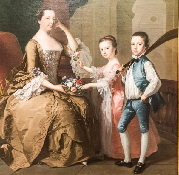 Mrs Matthew Mitchell and Her Children, by Thomas Hudson