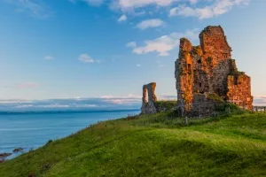 Last light on Newark Castle