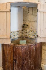 Newark Park, 1898 water closet, on the staircase landing
