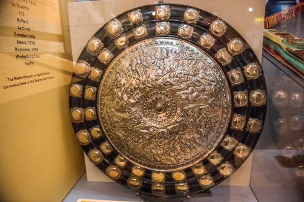 The Burnaby Shield, Royal Leicestershire Regiment Museum