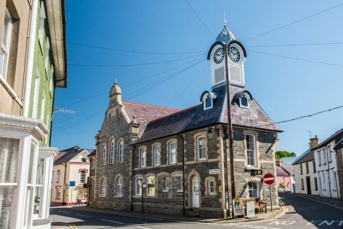 The town hall