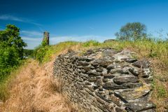 Medieval enclosure wall