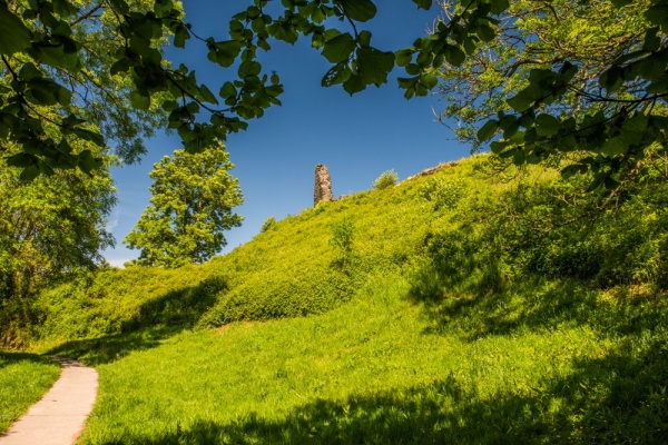 The castle from the riverside walk