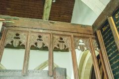 The 15th-century vestry screen