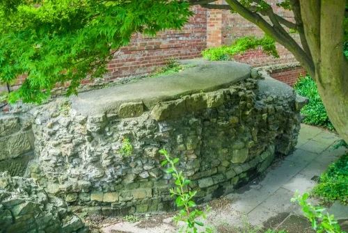The Roman city wall