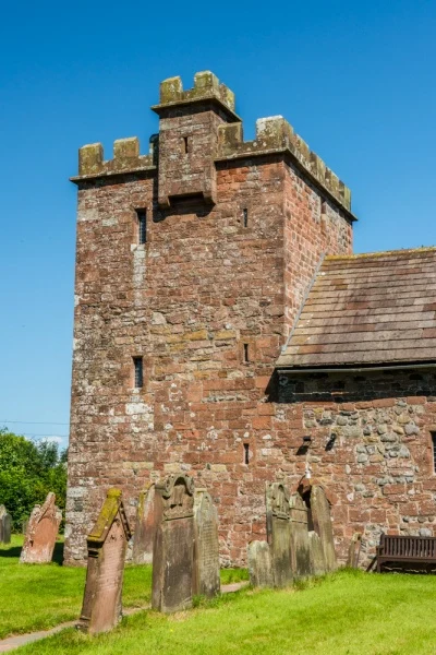 The fortified west tower