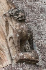 Grotesque of a winged beast