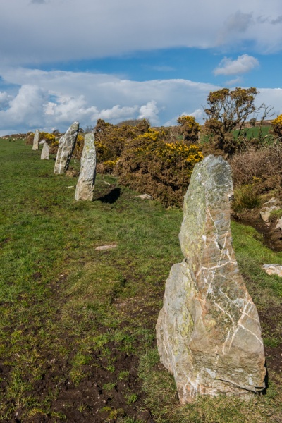 The Nine Maidens Stone Row