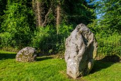 Two stones on the western side of the circle