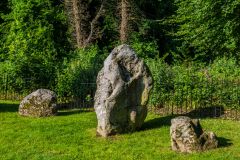 Looking west from the south side of the circle