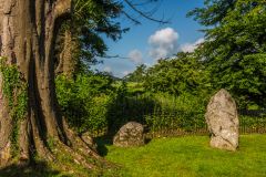 The western side of the circle