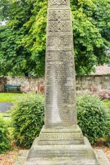 The village war memorial