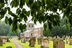 The view from the churchyard