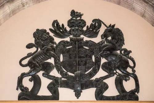 The Charles II royal coat of arms