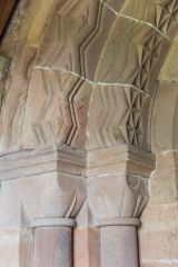 12th-century south doorway capitals and arches