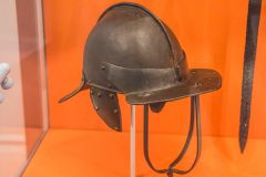 A Civil War helmet