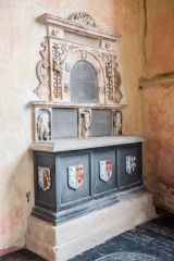 Memorial to John Palgrave, d. 1611