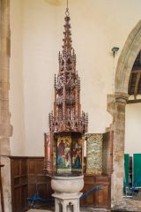 The 1897 font cover and 12th century bowl