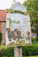 The North Creake village sign