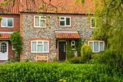 A picturesque cottage beside the village green