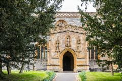 The 15th-century south porch