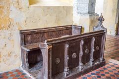 A late medieval choir bench