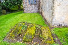 Three 13th-century coffin lids