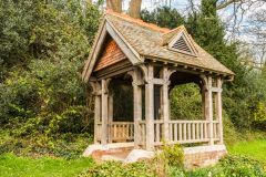 The memorial water fountain pavilion