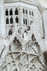 Carving detail on the ornate Easter Sepulchre