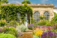 The orangery in the walled garden