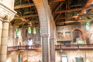 The castle keep interior