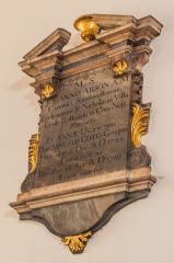 Rev John Abson memorial, 1749