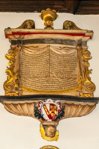 Benjamin Rickards memorial, 1675