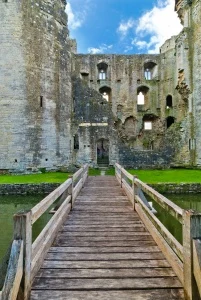 Bridge across the castle moat