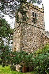 The 17th-century west tower