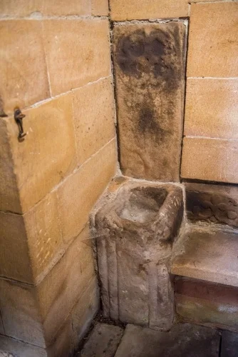 Cross shaft possibly reused as a plague stone