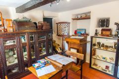 The downstairs museum chamber